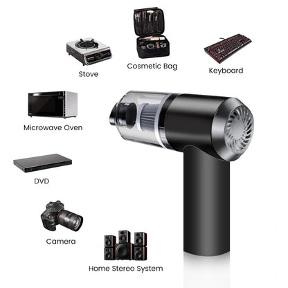 2-in-1 Wireless Handheld Vacuum Cleaner & Air Duster for Car, Home & Electronics