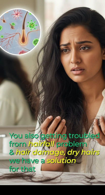 Anti Hair Fall & Damage Control Serum – Pack of 2 (100ml) | Hair Strengthening & Nourishing