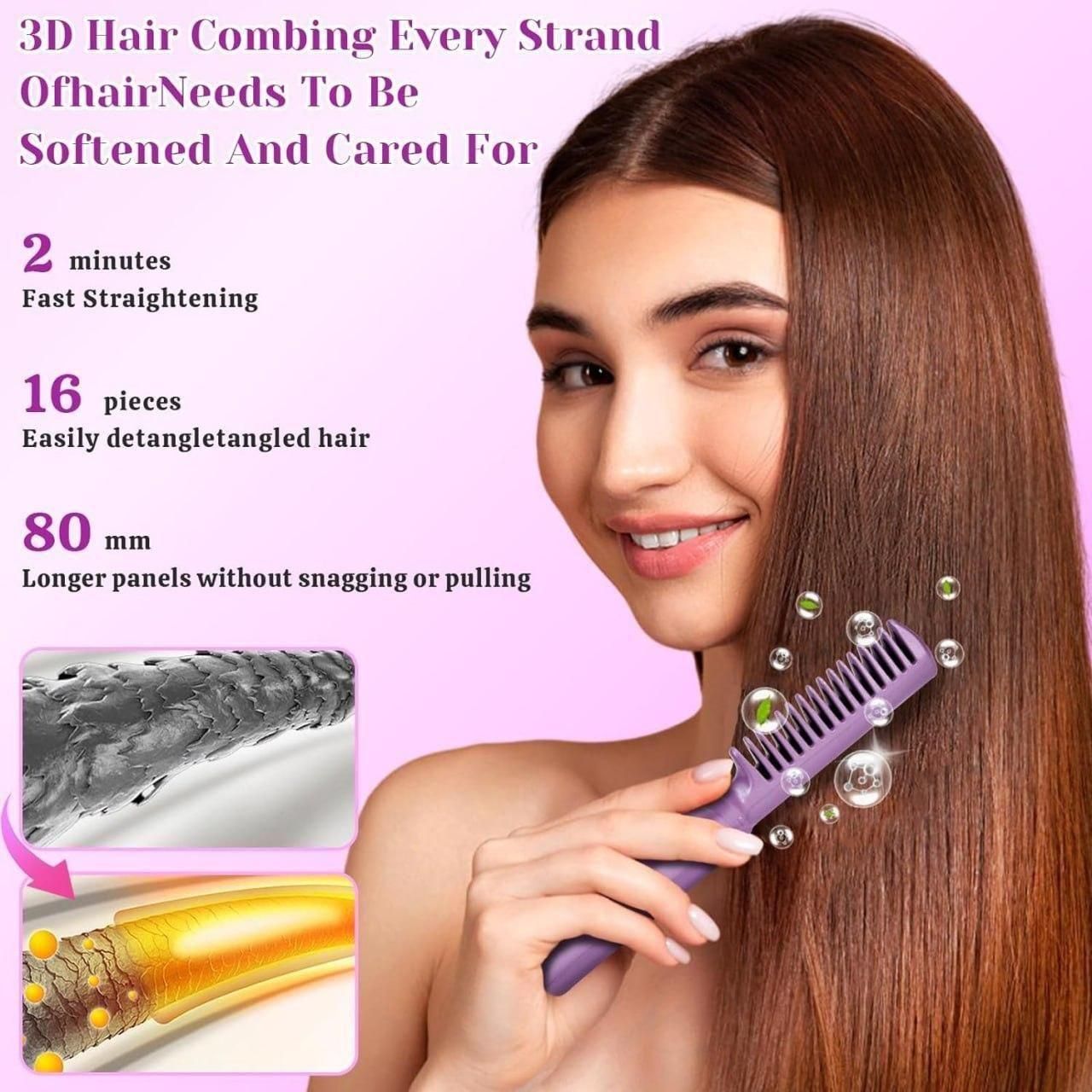 Meneflix Portable Mini Hair Straightener – Cordless, Rechargeable & Travel-Friendly