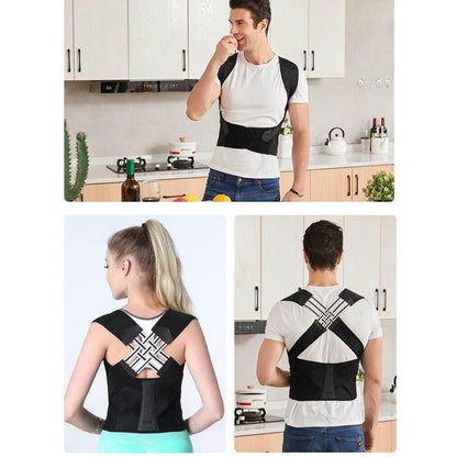 Adjustable Back Posture Corrector Belt for Men & Women