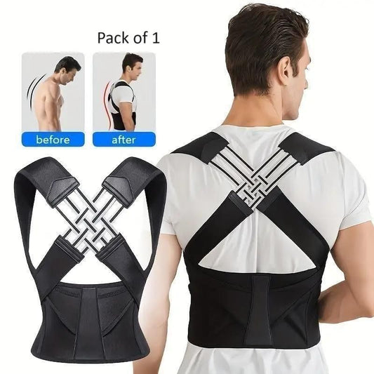 Adjustable Back Posture Corrector Belt for Men & Women