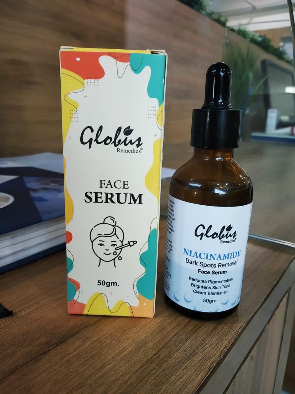 Globus Niacinamide Anti-Pigmentation & Clarifying Face Serum – Fade Dark Spots | 50ml